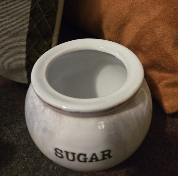 Sheffield Home Cream And Sugar Bowl Set In White And Purple - Picture 5 of 6